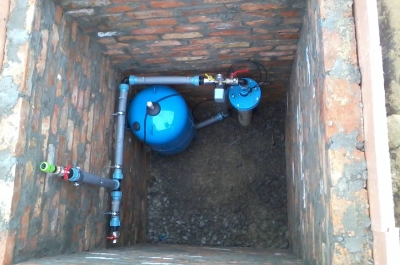 Обустройство скважины с кессоном